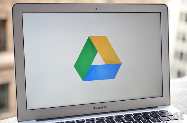 Google Drive logo Laptop (watermark)