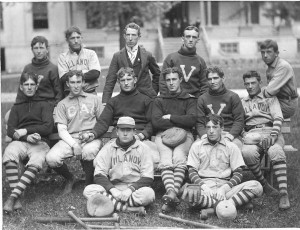 Villanova baseball team in 1896 (including the first in a long line of well-dressed coaches)