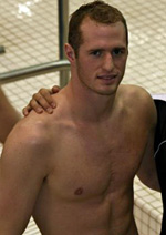 Purdue swimmer Andrew Langenfeld set a Big Ten mark in the 50-freestyle.