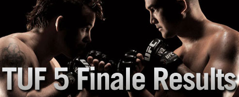 TUF 5 Finale Results