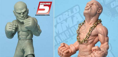 UFC action figures - Couture and Rampage