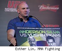 Dana White will answer questions from the media at the UFC on FOX 2 press conference.